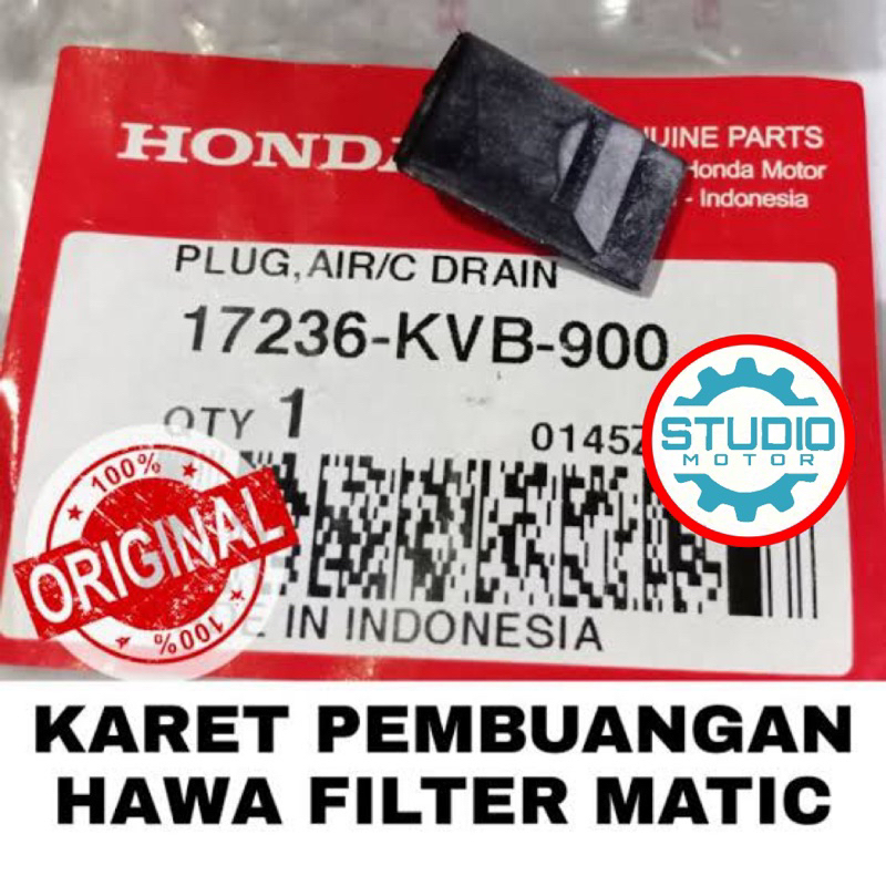 17236KVB900 ยางน้ํา OUTLET COVER AIR BOX FILTER VARIO BEAT SCOOPY ADV PCX CB CBR GENIO HONDA MATIC A