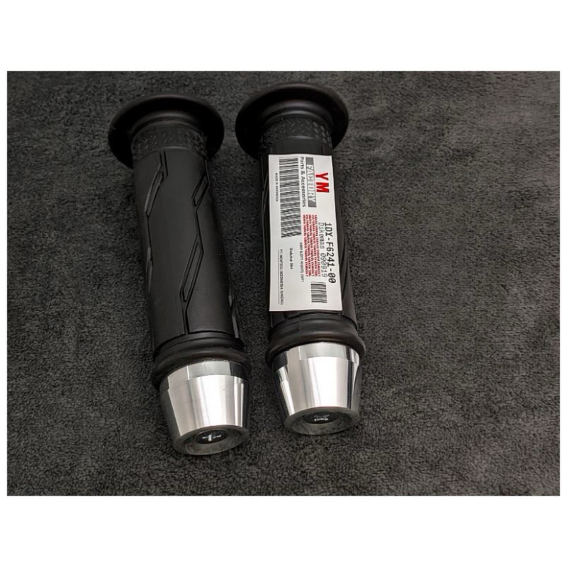 ปลอกมือรถจักรยานยนต์ YAMAHA แฮนด์จับ Handfat jalu chrome รุ่น pcx ปลอกแฮนด์ mio aerox nmax fino soul xeon mio m3 fazzio lexi vixion x1 f1zr freego mio เกียร์ f1 zr f1 zr freego soul gt มือ yamaha vega j1zr