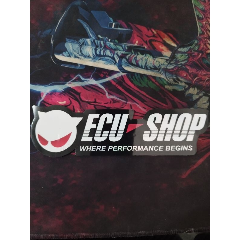 สติ ๊ กเกอร ์ โฮโลแกรม Ecu Shop Racing