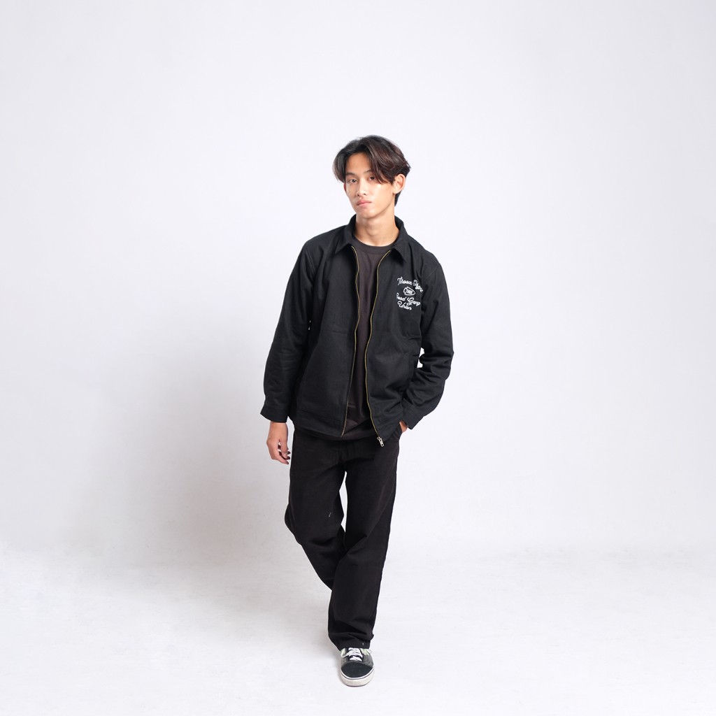 ThroxOriginal Deck Jacket Launch สีดํา || เด็ค ทร็อกซ์