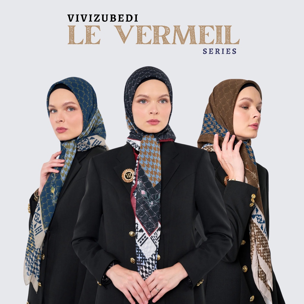 Vivi Zupbedi New Le Vermeil Scarf / VZ Scarf Le Vermeil ORIGINAL โดย Vivi Zubedi / VZ LE VERMEIL
