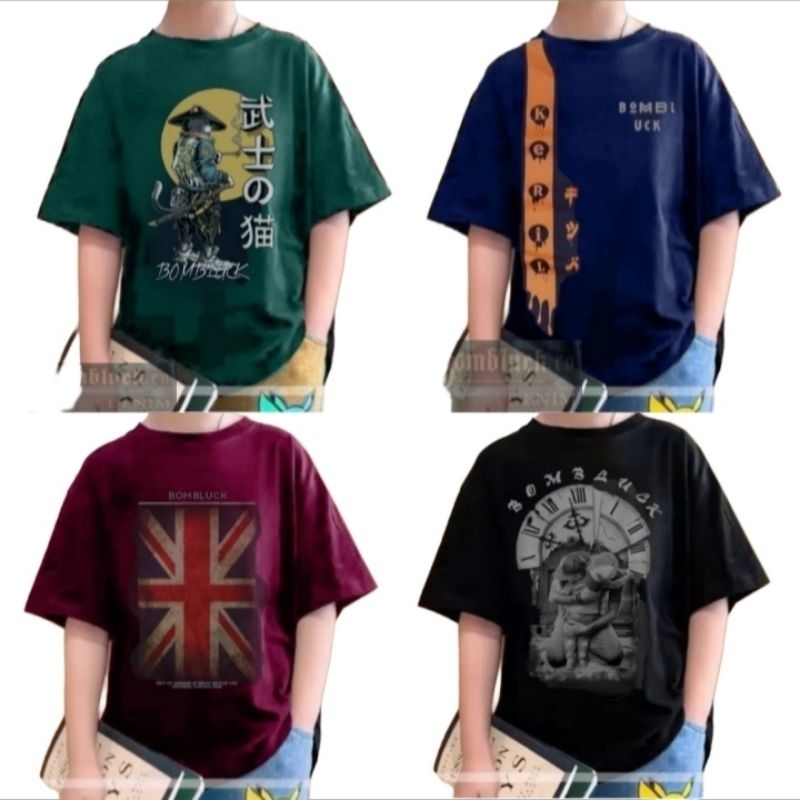 BOYS CHARACTER T-SHIRTS 9-16 YEARS OLD/DISTRO เสื้อยืดสําหรับ AGED CHILDREN