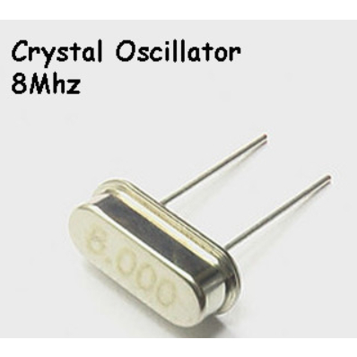 CRYSTAL XTAL OSCILLATOR OSSILATOR 8MHZ DIP HC-49S 8 MHZ