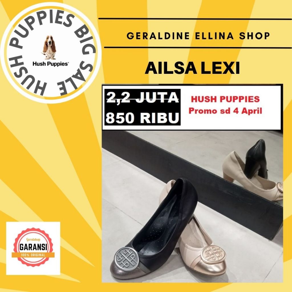 Hush puppies รองเท้าส้นสูง ของแท้ สําหรับผู้หญิง AILSA LEXI Series