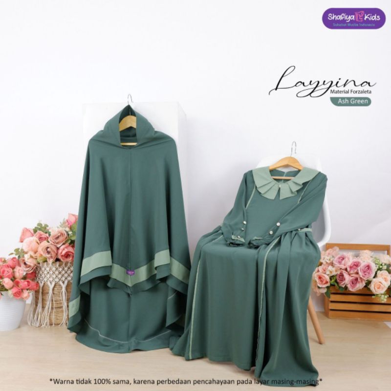 ชุดกามิสเด็ก/ Layyina Gamis/Shiya Kids Gamis/Syari Childrens Gamis/Eid Gamis/Syari Hijab/cadar/Niq