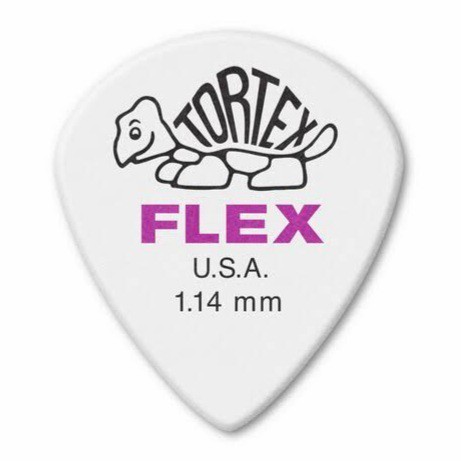 Jim Dunlop Tortex Flex Jazz III 1.14mm Guitar Pick Original USA (466P1.14)