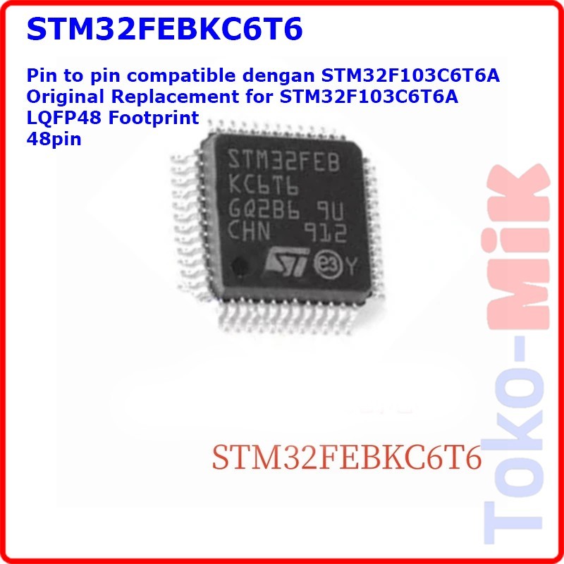 IC STM32FEBKC6T6 STM32FEBKX6 STM32FEBK STM32 LQFP-48