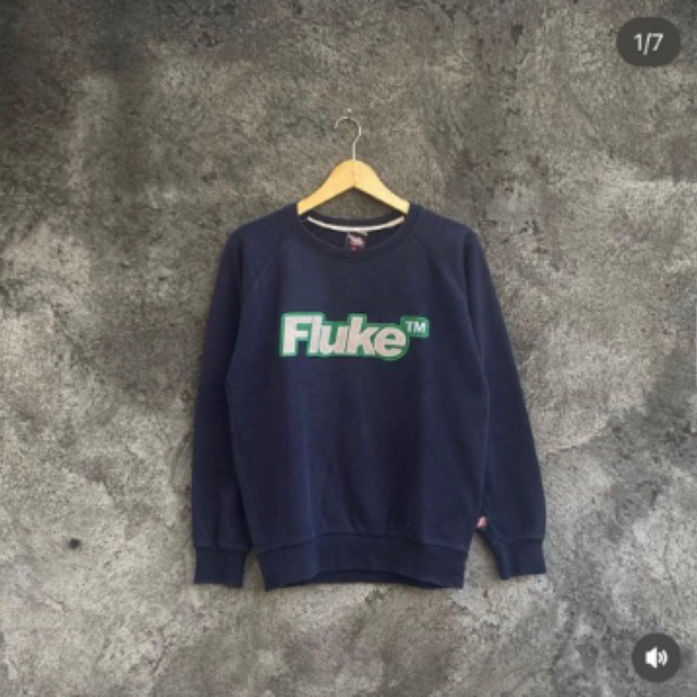 เสื้อแจ็คเก็ตสเวตเตอร์ Fluke Crewneck มือสอง