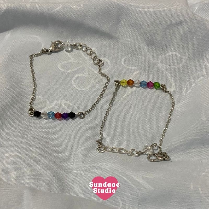 สร้อยข้อมือ Sundaae Studio Iris | สร้อยข้อมือลูกปัด | สร้อยข้อมือลูกปัด | อุปกรณ์เสริม