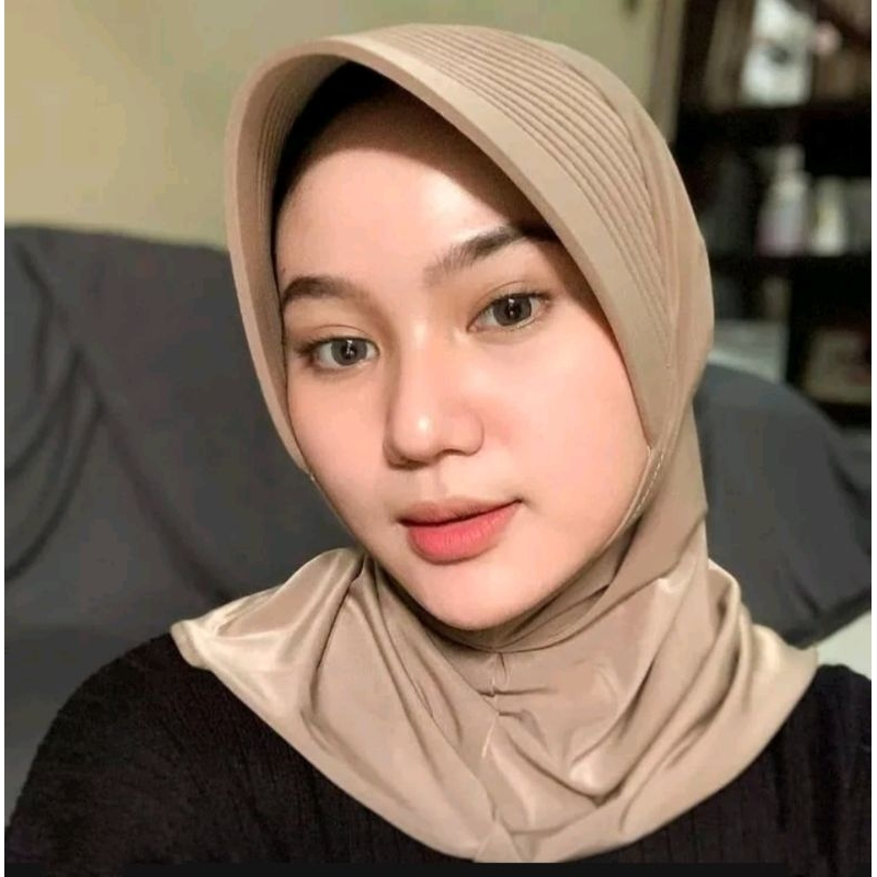 Hijab Cute Pet Sport Bergo Hijab, Sport Bergo Hijab / Instant Sports Hijab