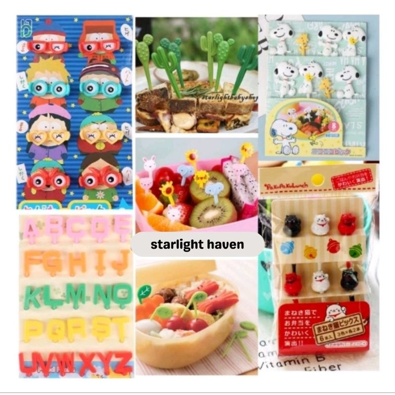 BENTO STICKS / BENTO FORKS พร้อมกระจกและ MONY MOTIFS