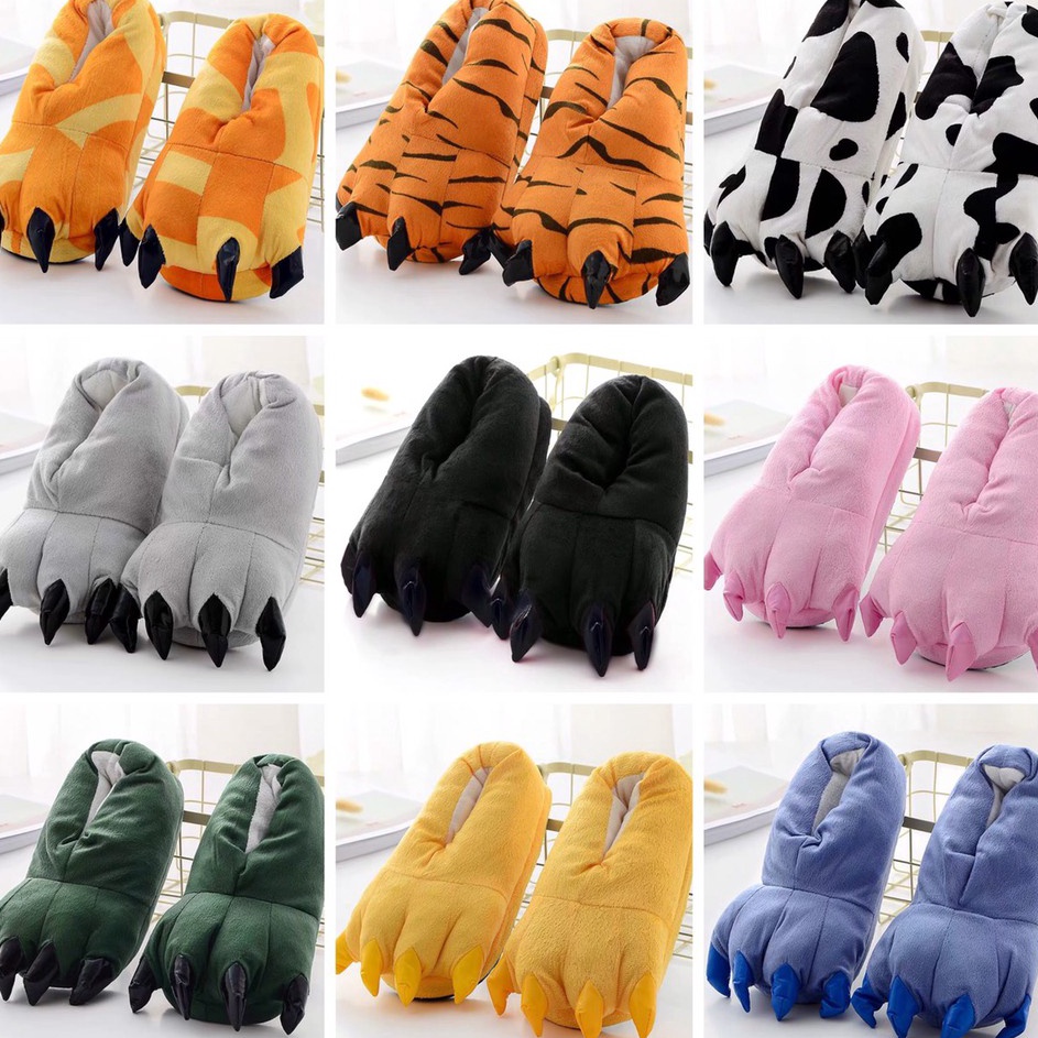 รับรองเท้าเซอร์ไพรส์รองเท้าแตะ ONESIE คอสเพลย์ COSTUME UNICORN DINO DINOSAURUS STITCH TOTORO COW