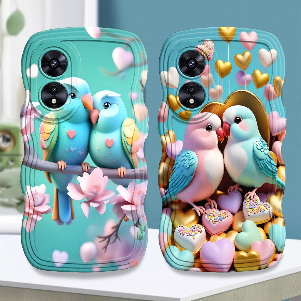 OPPO A58 4G HP CASE (CPH2577) ใหม่ล่าสุด WAVY WAVE SOFTCASE HP CASE สําหรับ OPPO A58 4G TYPE (CPH257