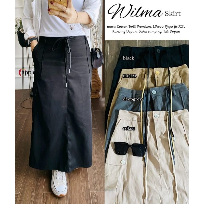 กระโปรง Wilma By Apple || กระโปรงคาร์โก้
