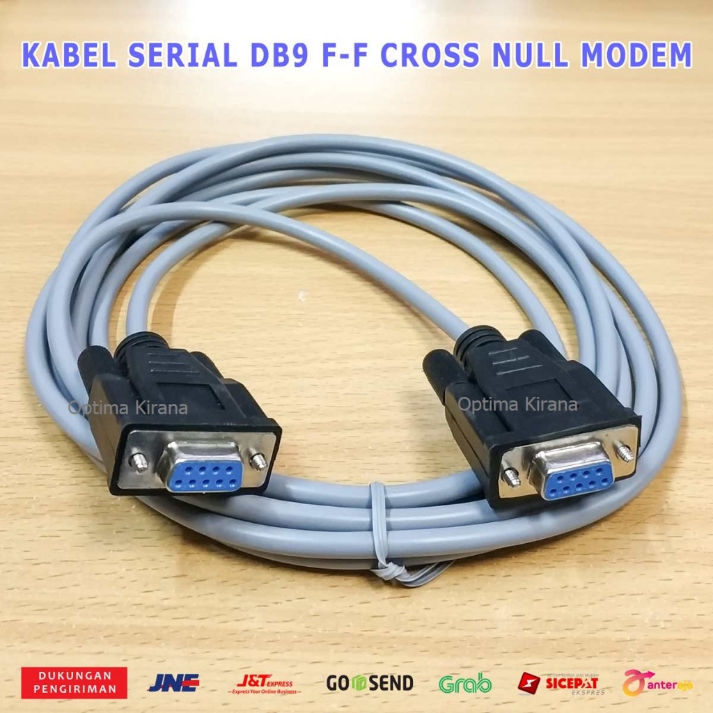 PC Data SERIAL CABLE COM พอร์ต RS232 DB-9 RS-232 FF หญิง 3 เมตร DB9 CROSS NULL MODEM คอนโซลสวิทช์ Ci