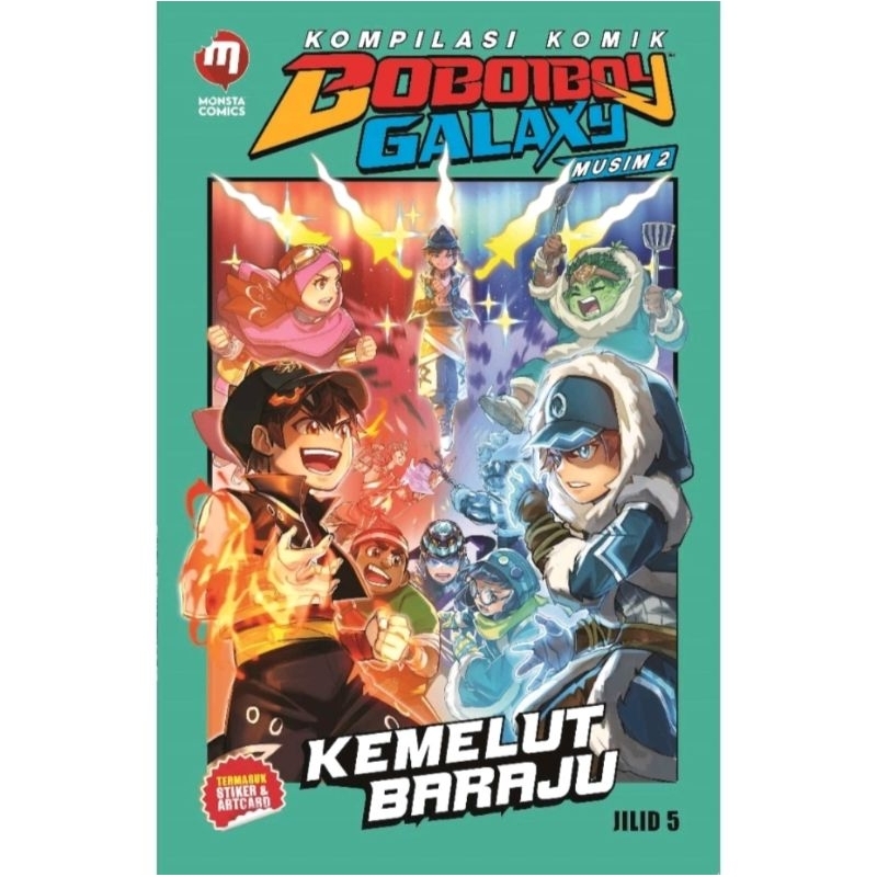 Boboiboy Galaxy Comic Compilation Season 2: Volume ผ้าห่มบาร์บาจู 5 นิ้ว
