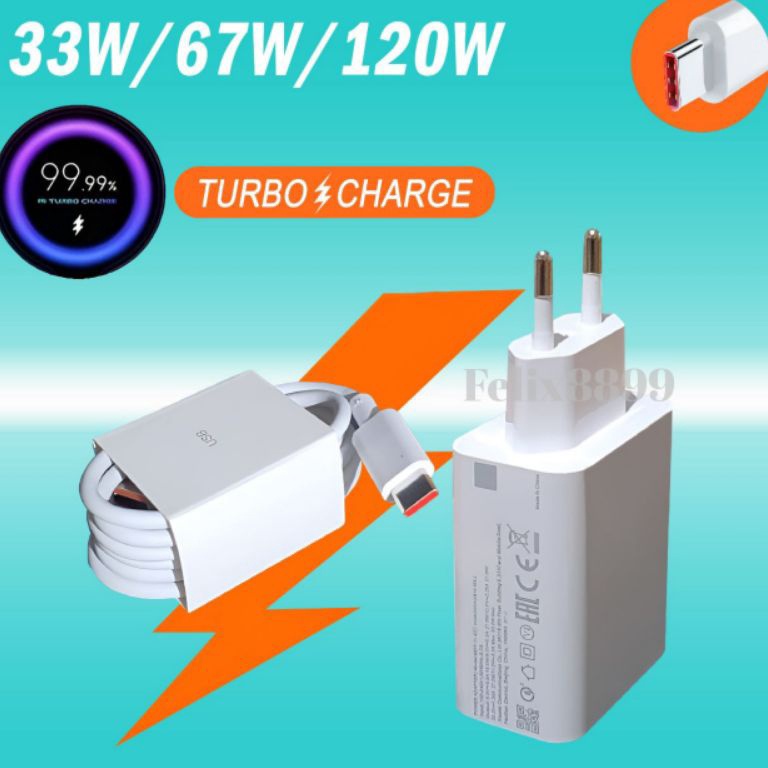 เครื่องชาร์จที่สะดวกสบายมาก Casan POCO X3 X4 X5 F2 F3 F4 Gt M4 M5S NFC Pro TURBO CHARGE 33W 55W 65W 