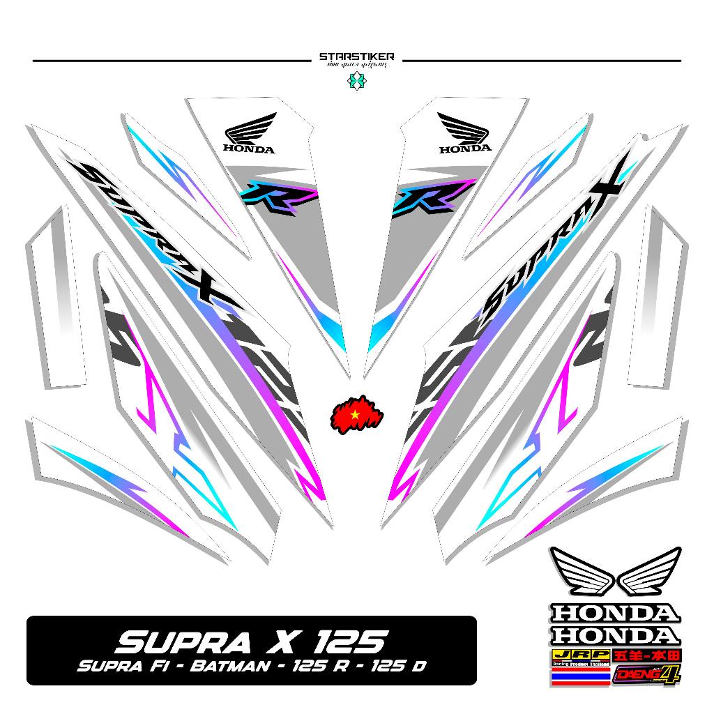 Honda Striping SUPRA X 125 KARBU MTF 10 / BATMAN / SUPRA Starstiker