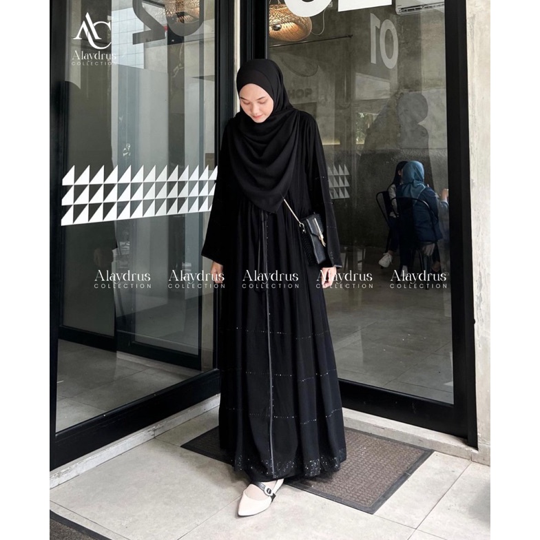 Hitam Code V4O เสื้อคลุม เสื้อคลุม เสื้อชาวตุรกี สีดํา สําหรับชาวมุสลิม Umrah Dubai 857