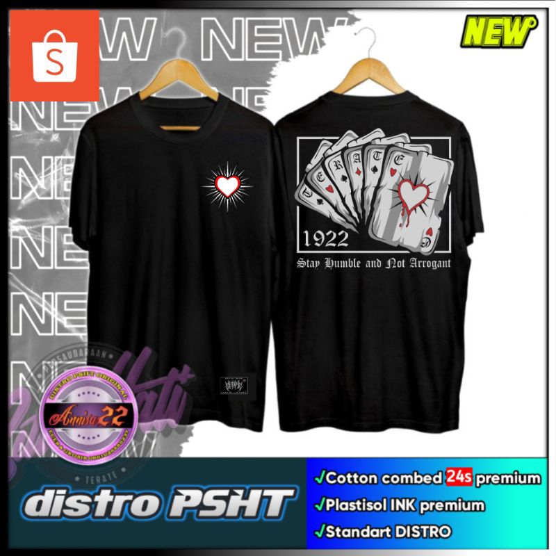 เสื้อยืด PSHT 24s AS ATWORK CARD VIRAL TERATE เสื้อยืด