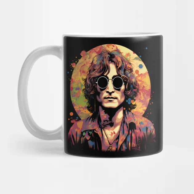 แก้วแก้ว | กระเช้า | ของขวัญ | แว่นตา John Lennon John Lennon