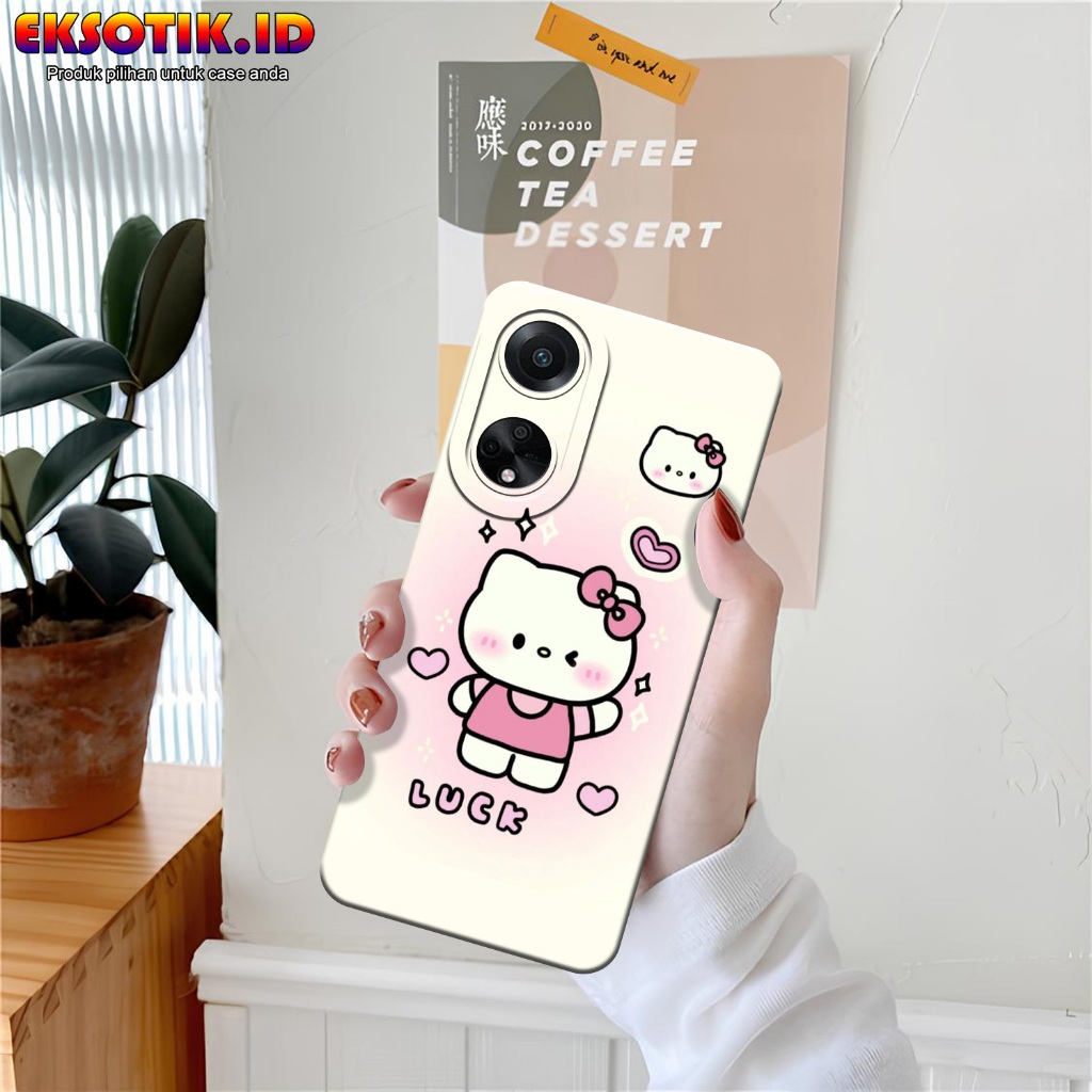 เคส Oppo A98 5G - เคส Oppo A98 5G - เคสแฟชั่นล่าสุด - Oppo A98 5G Silicone - Cool and Cute Motif - เ