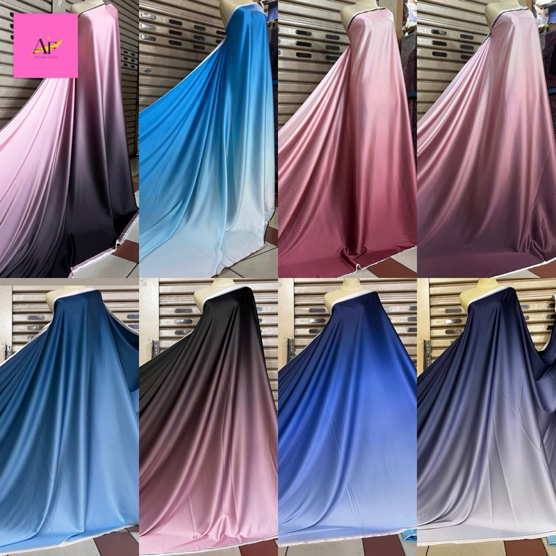 วัสดุผ ้ าผ ้ าไหมไล ่ ระดับสี | ผ ้ าชุดเพื ่ อนเจ ้ าสาว | ผ ้ าธรรมดา 2 สี | ผ ้ าไวรัส | ผ ้ า Ombre