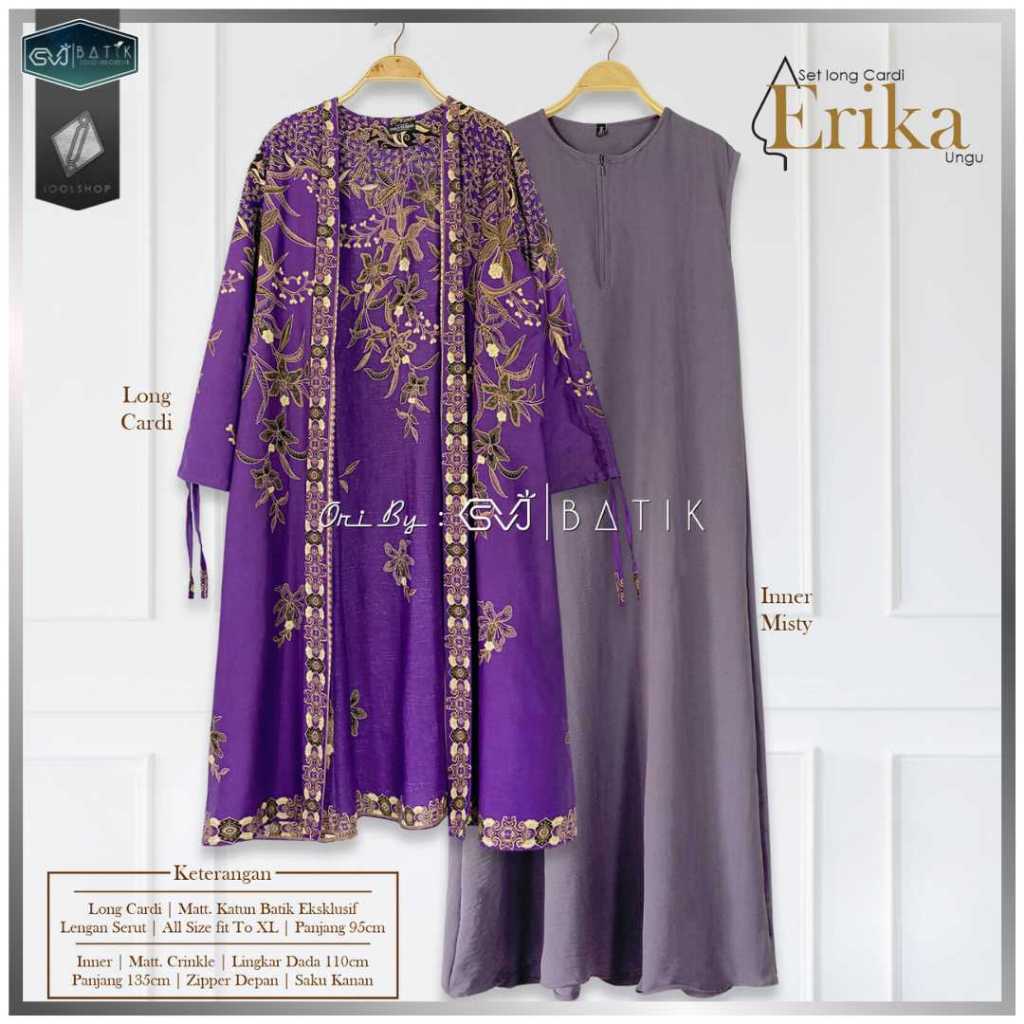 [ORIGINAL SVJ] LONG KOREAN BATIK CARDI สําหรับผู้หญิง, TEENS, LATEST BATIK TOP, LONG CARDY ORIGINAL 