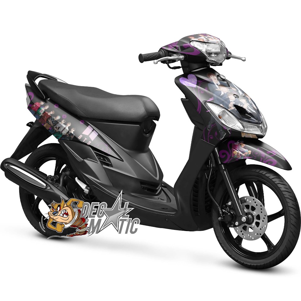 Decal Mio Smile Full Body Sticker Full Body yamaha Mio Sporty Smile Motorcycle - BTS BT21 Kpop