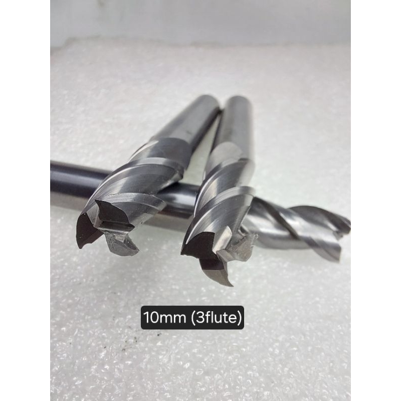 Endmill 10mm (3flute) CARBIDE endmill 10mm เคลือบมือสอง