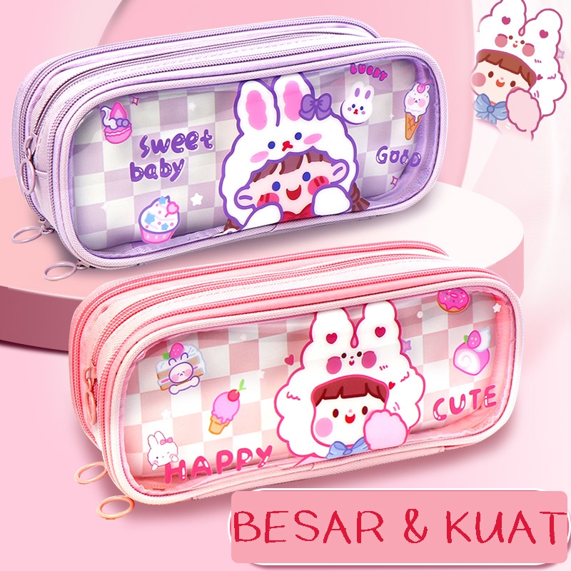 TXS37 CUTE CARTOON PENCIL CASE PENCIL BOX PEN CASE PEN BOX TKM PEN CASE