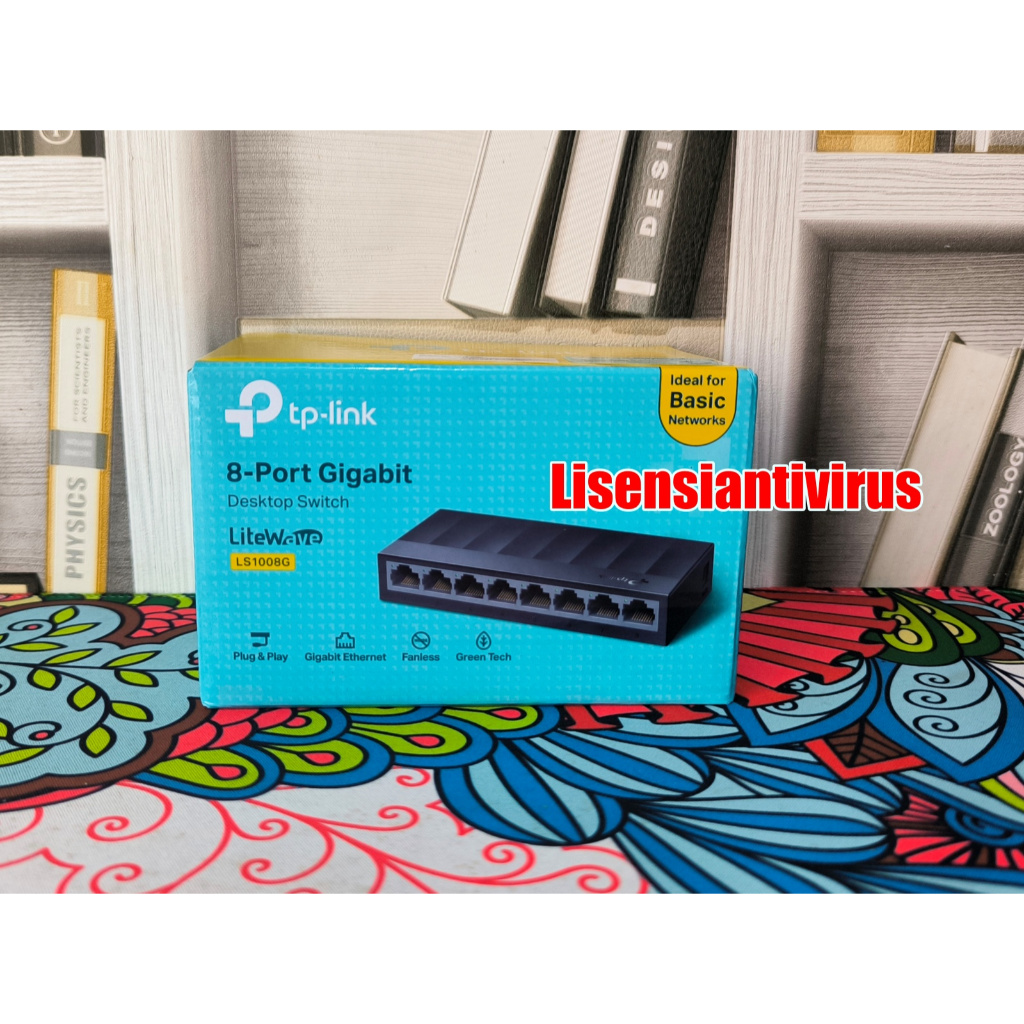 TP-LINK LS1008G 8-Port 10/100/1000Mbps Gigabit Switch tplink ls1008g