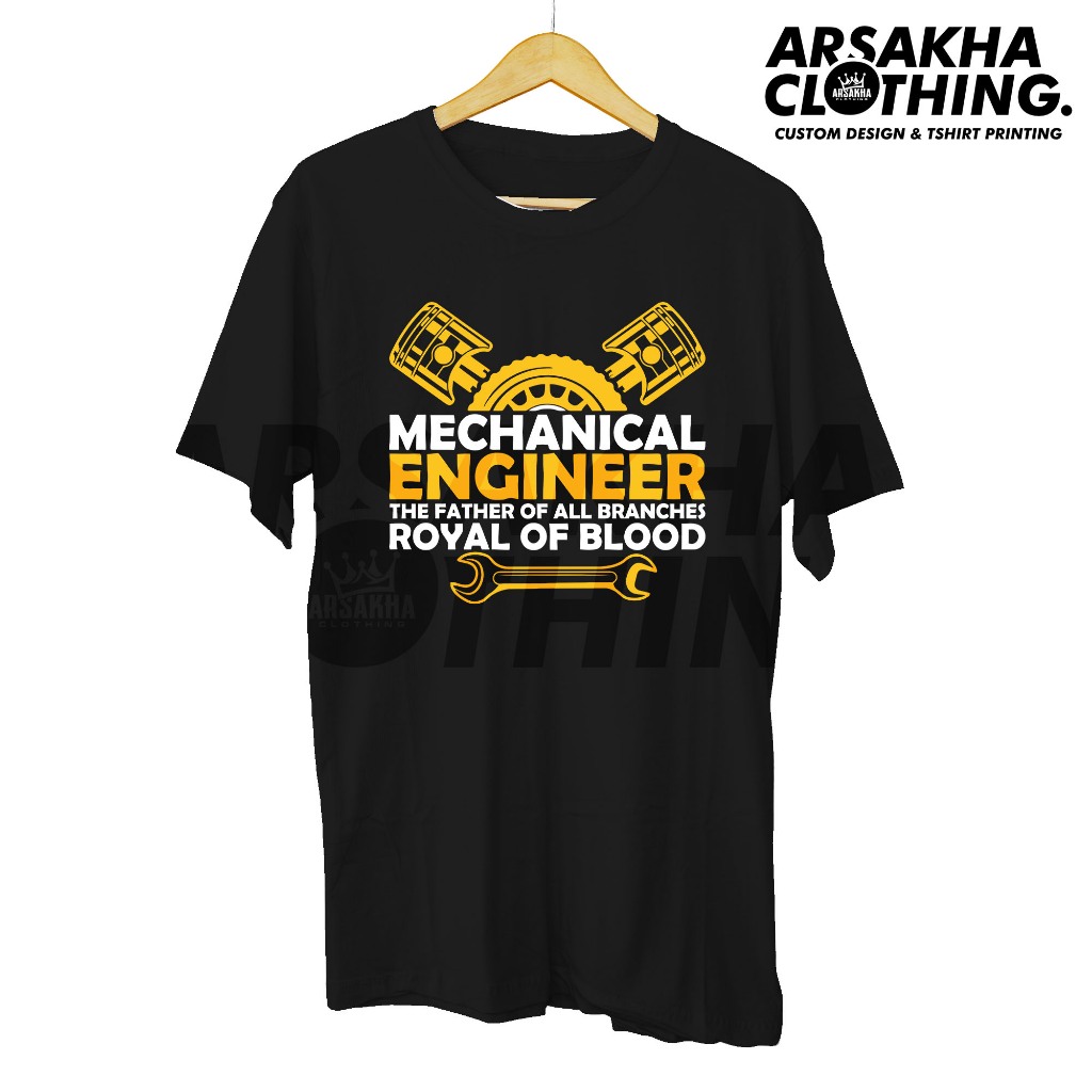 Mechanical Engineer royal of Blood T-Shirt distro - เสื ้ อผ ้ า Arsakha