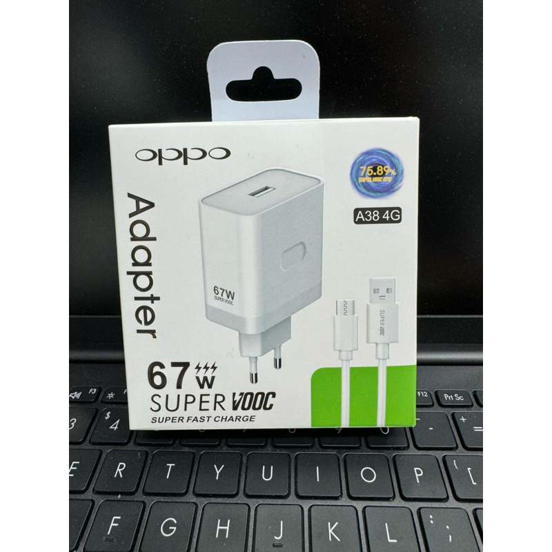 Travel CHARGER OPPO 67WATT SUPER VOOC ADAPTER CHARGER Cable TYPE C OPPO A38/A78/A98/RENO 10/RENO 11/RENO 8T 4G/5G