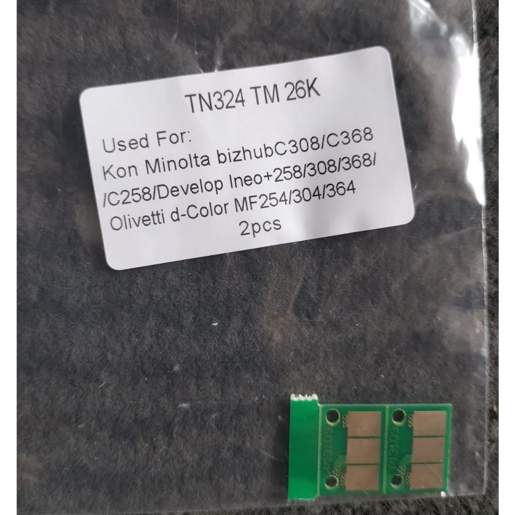 ชิปโทนเนอร์ TN324 Konica Minolta Bizhub C308 C368 C258 CMYK