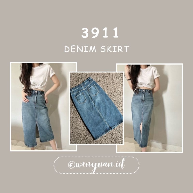 กระโปรงยีนส์ 3911 - 27 (ndudshop)