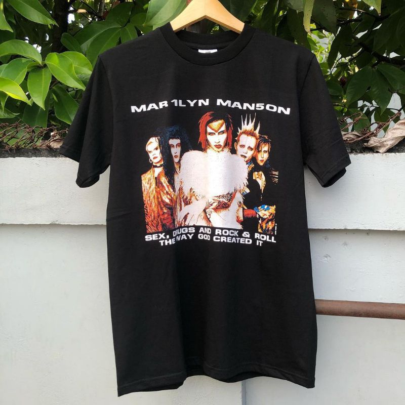 เสื้อยืด Marilyn MANSON BAND - ROCK IS DEATH TOUR 1998 VINTAGE OFFICIAL