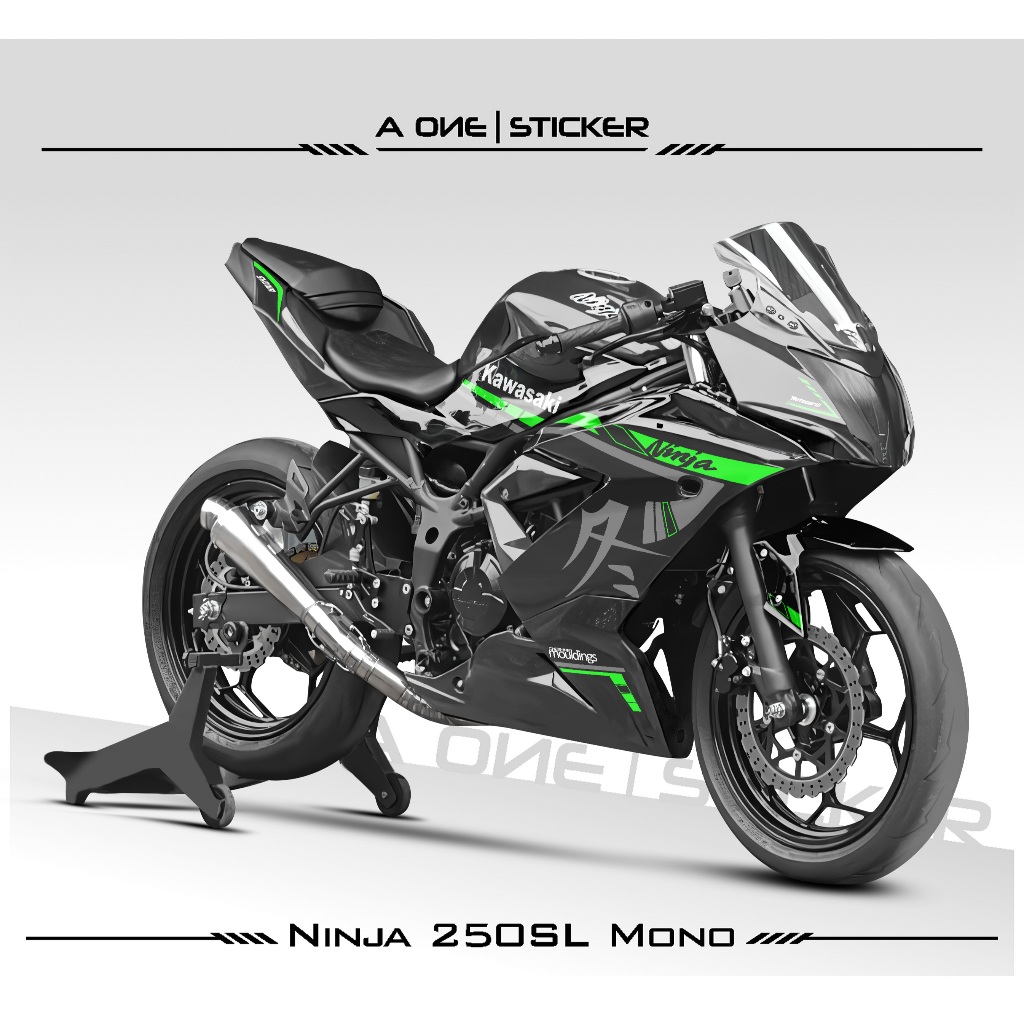 Striping NINJA 250SL MONO MOTIF 20 / สติ๊กเกอร์ / NINJA250RR MONO / 250 / RR MONO / 250RR MONO / DEC