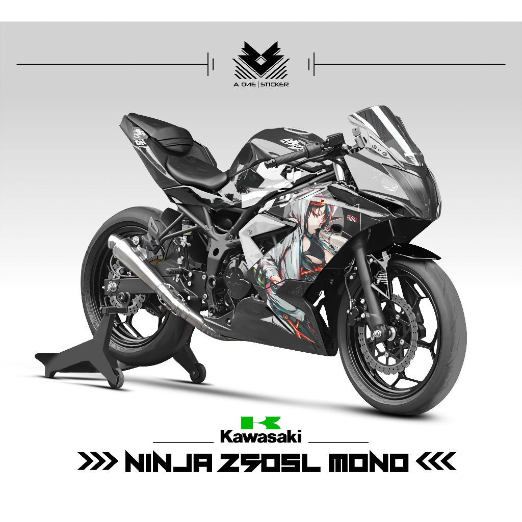 Striping NINJA 250SL MONO MOTIF 1 / สติ๊กเกอร์ / NINJA250RR MONO / 250 / RR MONO / 250RR MONO / DECA