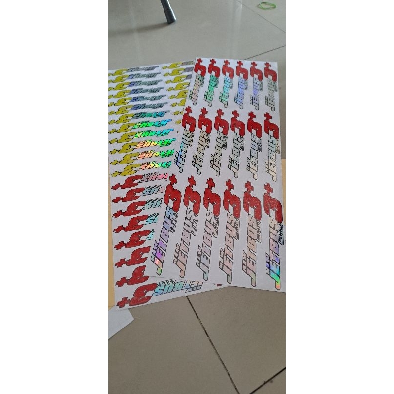 สติ๊กเกอร์ JET BUS SHD 3+