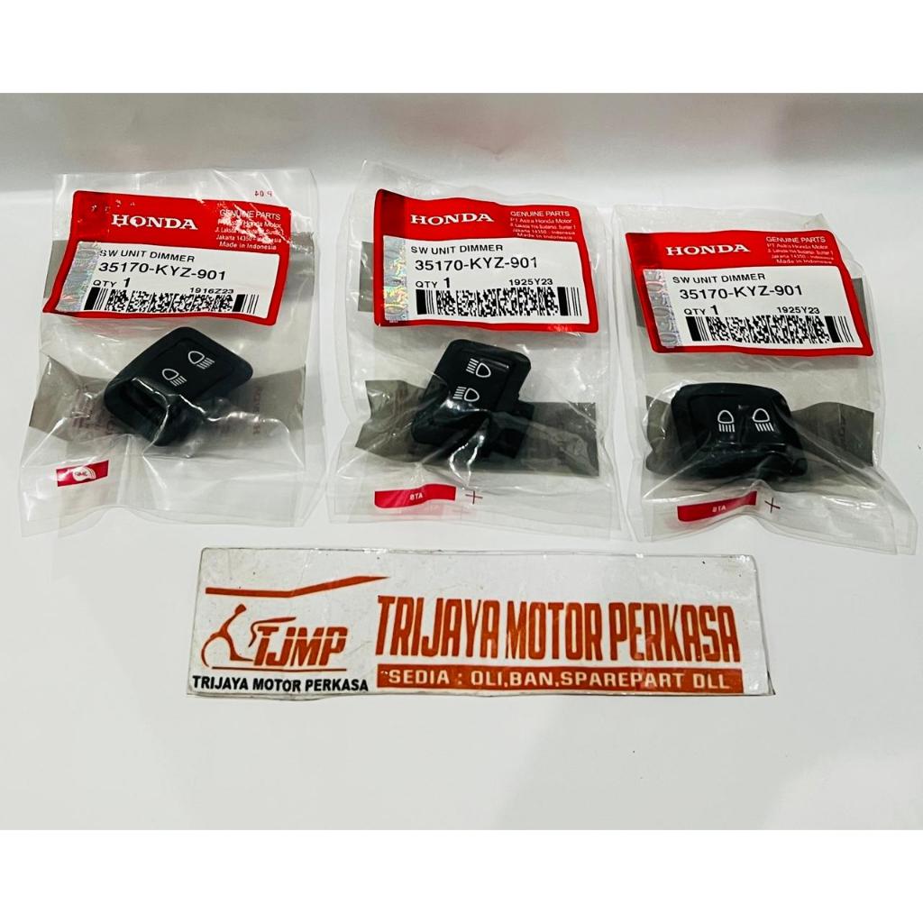 TOMBOL 35170-KYZ-901 DIM SWITCH BUTTON FAR NEAR HELMET IN VARIO, BEAT AM ของแท้ 100%