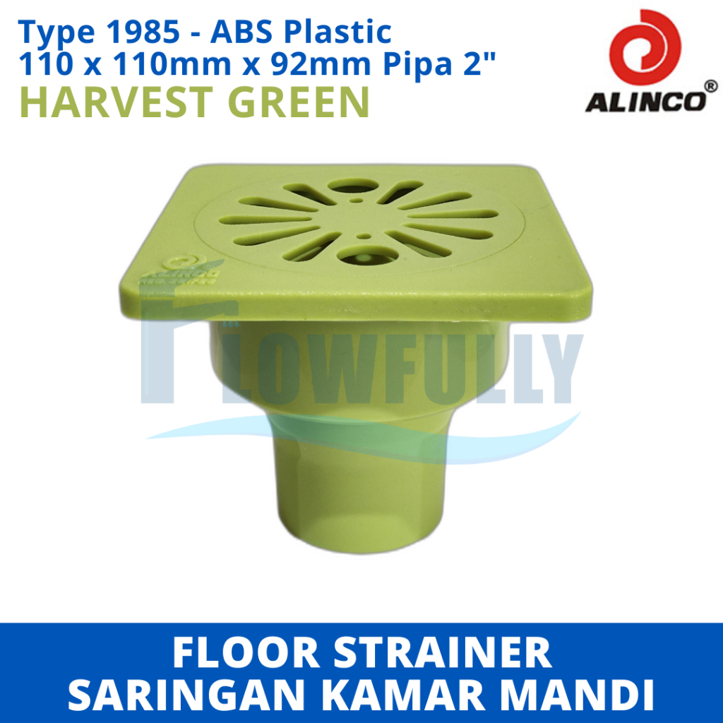 HIJAU ALINCO GREEN PVC FLOOR STRAINER