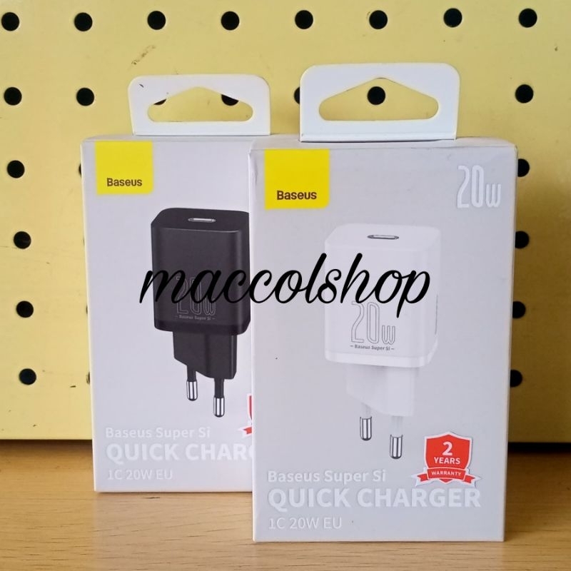 BASEUS ADAPTER SUPERSI QUICK CHARGER 1C 20W EU ORIGINAL