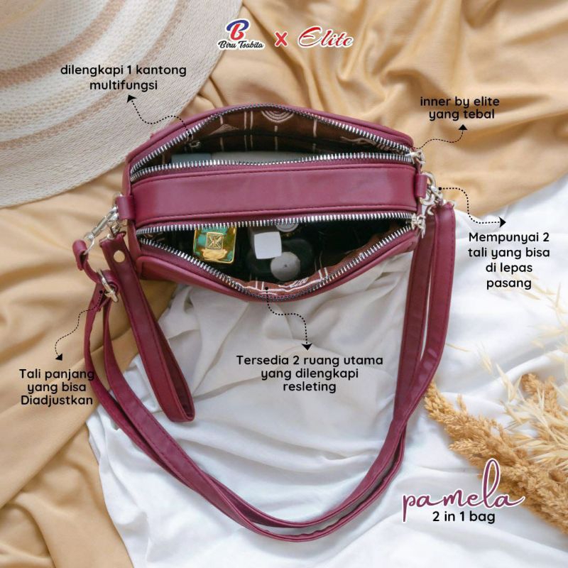 กระเป๋า PAMELA BY BLUE TSABITA || กระเป๋า 2IN1