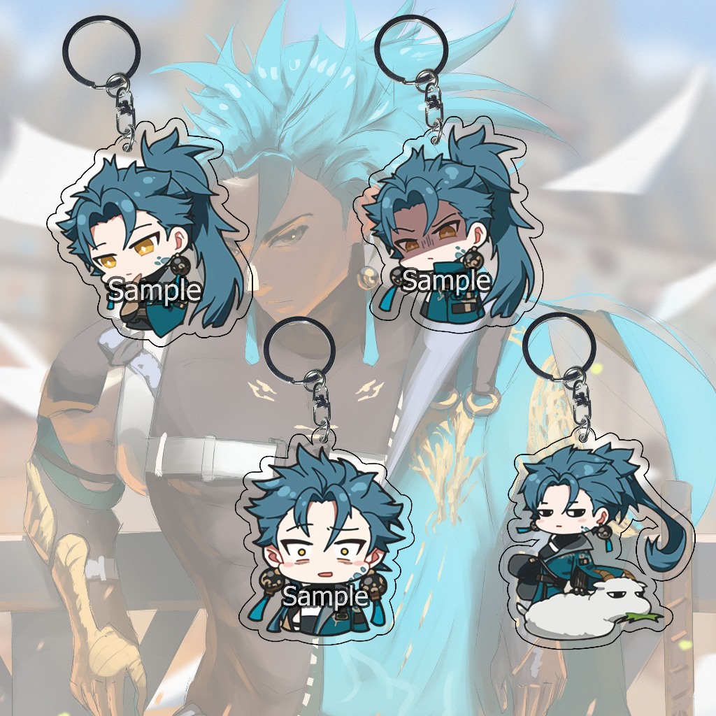 GANTUNGAN Wuthering Waves Jiyan พวงกุญแจ - พวงกุญแจ - พวงกุญแจ - ของที่ระลึก - อะนิเมะ