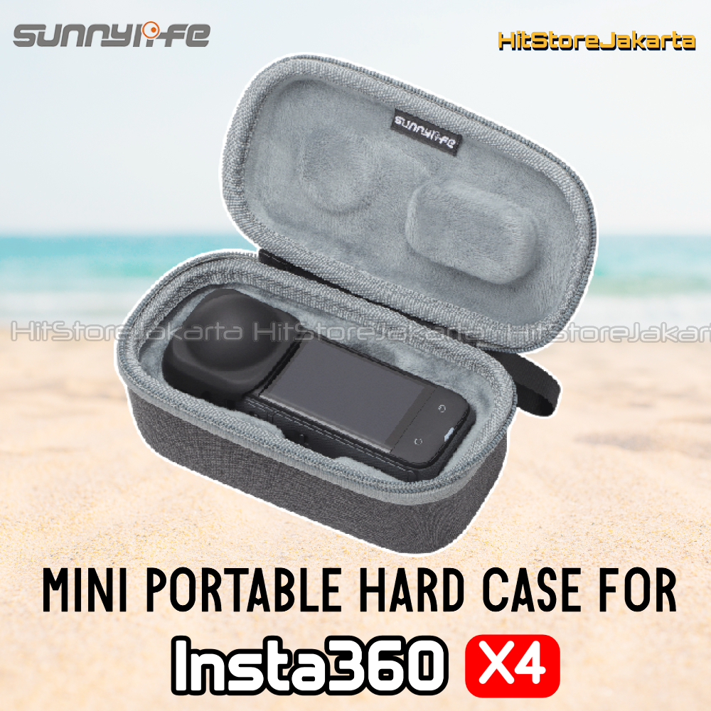 Sunnylife Mini Bag Accessories สําหรับ Insta360 X4 Insta360 X5 Mini Hard Case Bag