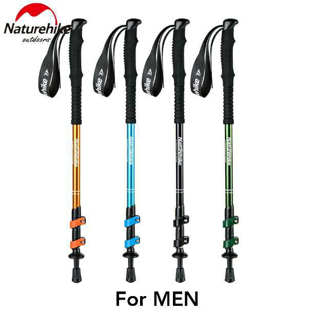 CODE C52J TREKKING POLE TRACKING POLE อลูมิเนียม MOUNTAIN CLIFTING STICK WALKING STICK NATUREHIKE NH