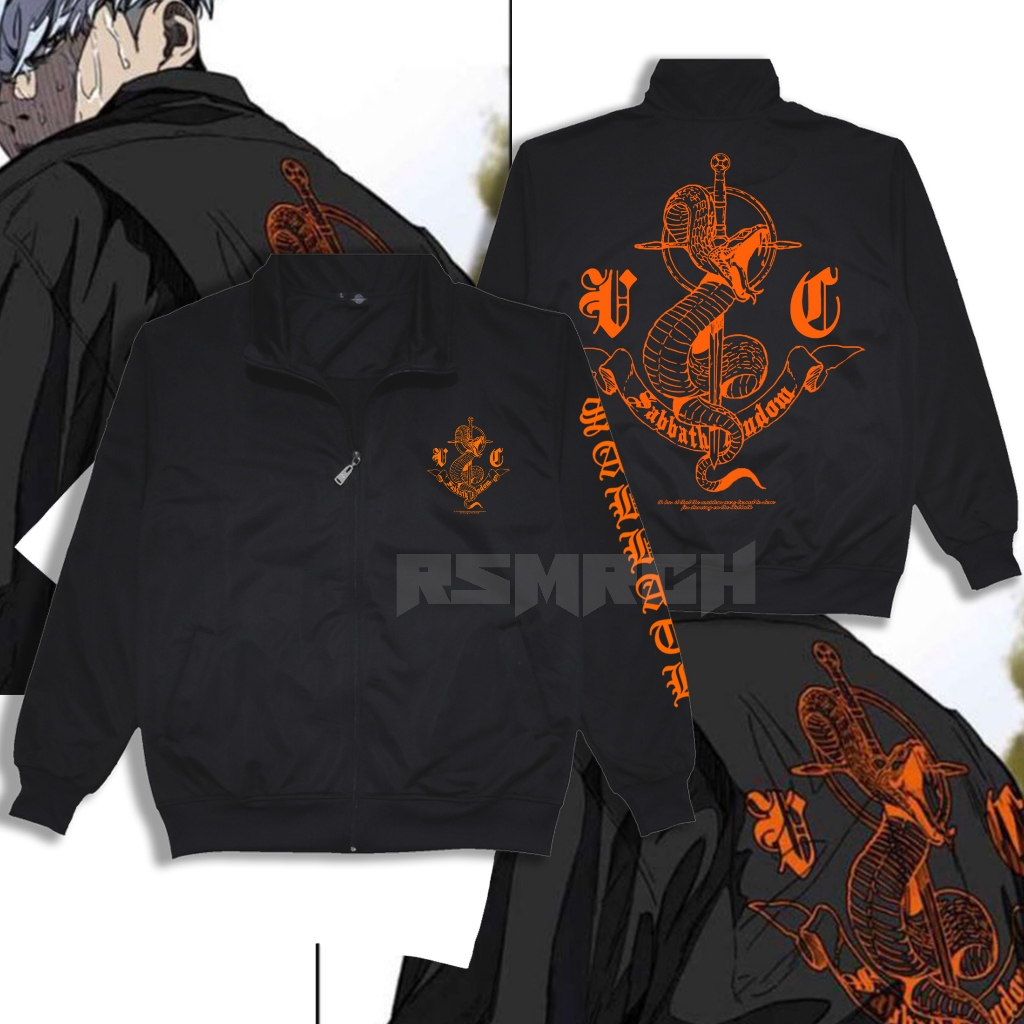 Sabbath Joker Wind Breaker Sabbath Crew Manhwa Tracktop Jacket