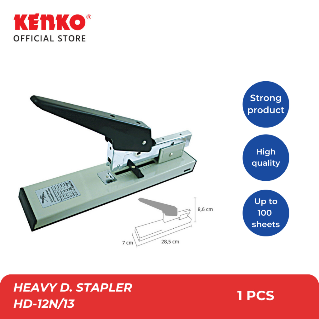 Heavy Duty Stapler HD-12N/24 Kenko - FUN STATIONERY