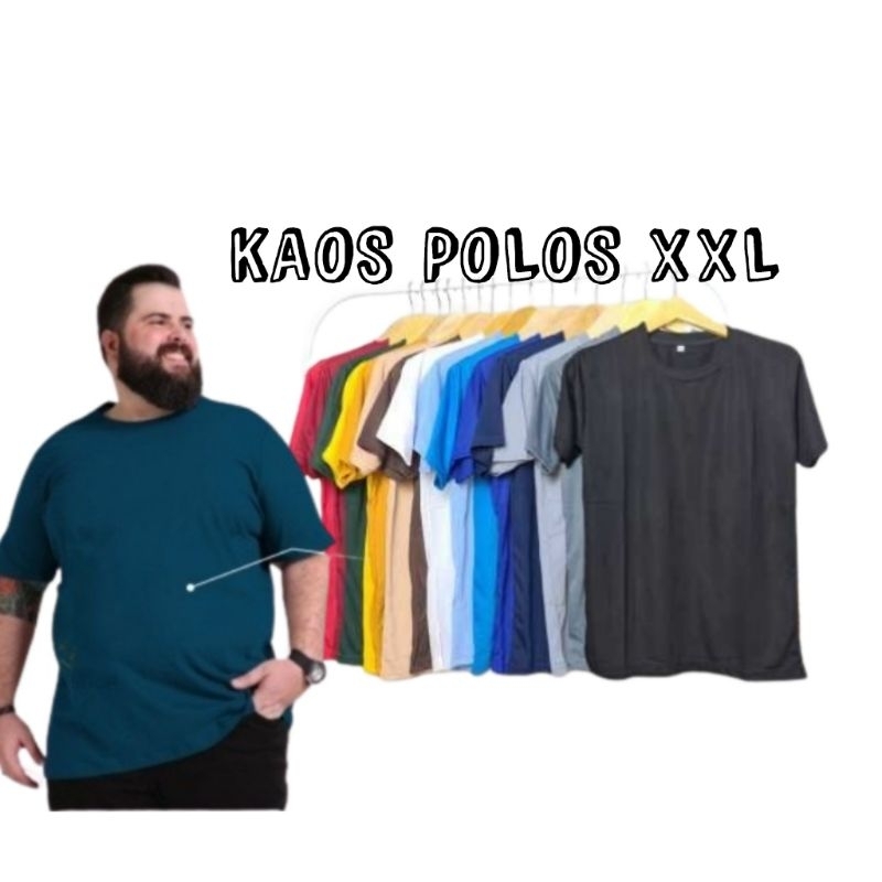 PLAIN T-SHIRTS CONTAIN 5 JUMBO XXL SHORT-SLEEVED T-SHIRTS